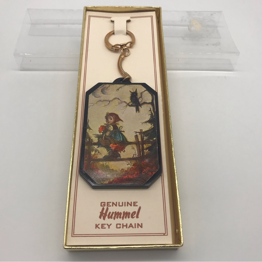 Hummel Key Chain 2 sided, In box Vintage